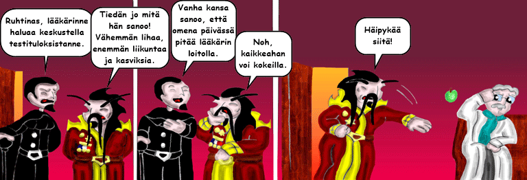 Darol VS Leopold comic strip